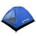 2-Person Tent Water Resistant Dome Tent for Camping With Removable Rain Fly & Carry Bag Gray & Blue