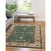 Rugs.com Medina Collection Rug â€“ 2 x 3 Emerald Green Medium Rug Perfect For Entryways Kitchens Breakfast Nooks Accent Pieces