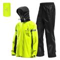 Tomshoo Men s Reflective Waterproof Rain Suit Breathable Rain Jacket and Pants for Motorcycling and Camping