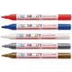 Value Deco Paint Pens (Pack of 5) Art Supplies, Art Materials 5 assorted colours - Red, White, Royal Blue, Gold & Silver