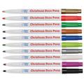 Christmas Multi-Purpose Deco Pens (Pack of 10) Water-Based, Medium Fibre Tipped, 10 Assorted Colours