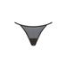 Plus Size Women's The String Thong - Mesh by CUUP in Black (Size 2 / S)