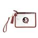 Florida State Seminoles Clear Wristlet