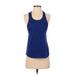 Nike Active Tank Top: Blue Activewear - Women's Size X-Small