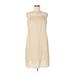 Jones New York Casual Dress - Shift: Tan Dresses - Women's Size 6