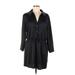 Sanctuary Casual Dress - Shirtdress: Black Dresses - Women's Size 10