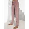 Nickihose VIVANCE, Damen, Gr. 52/54, N-Gr, rosa (altrosa), Nicki, Obermaterial: 100% Polyester, casual, Basic schmal lang, Hosen, mit Glitzerdruck