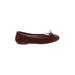 Sam Edelman Flats: Burgundy Print Shoes - Women's Size 8 - Round Toe
