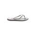 Havaianas Flip Flops: Gray Solid Shoes - Women's Size 37 - Open Toe