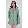 Regenjacke DEPROC ACTIVE "Friesennerz ANKERGLUT HVN", Damen, Gr. 40 (M), grau, Obermaterial: 100% Polyurethan; Futter: 100% Polyester, casual, figurumspielend, Langarm gerader Abschluss mit Druckknopf, Jacken, auch in Großen Größen erhältlich
