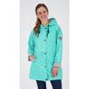 Regenjacke DEPROC ACTIVE "Friesennerz ANKERGLUTZAUBER", Damen, Gr. 36/38 (M), blau (türkis), Obermaterial: 100% Polyurethan; Futter: 100% Polyester, casual, figurumspielend, Langarm gerader Abschluss mit Druckknopf, Jacken, auch in Großen Größen...