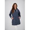 Regenjacke DEPROC ACTIVE "Friesennerz ANKERGLUTZAUBER", Damen, Gr. 36/38 (M), blau (navy), Obermaterial: 100% Polyurethan; Futter: 100% Polyester, casual, figurumspielend, Langarm gerader Abschluss mit Druckknopf, Jacken, auch in Großen Größen...