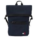 Cityrucksack TOMMY JEANS "TJM DAILY ROLLTOP BACKPACK" Gr. B/H/T: 29 cm x 45 cm x 13 cm, blau (dark night navy) Rucksäcke