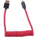 BLACKHAWK Coiled Micro HDMI to HDMI Cable (12-24", Red) BHCABLE-MICRO-HDMI-FULL-HDMI COILED-R