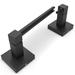 Bassetts Wall Mount Toilet Paper Holder Metal in Black | 2.06 H x 8.38 W x 2.87 D in | Wayfair ctB08XWYPV4R