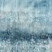 Wade Logan® Rain Abstract IV Blue/Navy Silver by Danhui Nai - Wrapped Canvas Painting Canvas in White | 36 H x 36 W x 1.25 D in | Wayfair