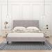 Latitude Run® Egla Queen Bed Upholstered in Brown | 42.925 H x 64.64 W x 85.345 D in | Wayfair 0072BC10376D451E8D754A6E730827BA