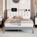 Brayden Studio® Cordelro Platform Bed Wood & Upholstered/ in Gray/Black | 39.3 H x 56 W x 81.2 D in | Wayfair ADD82E424A2E4CC7B79D9D512F64A0BE