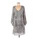 ee:some Casual Dress: Gray Dresses - Women's Size Medium