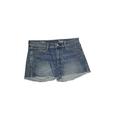 Gap Denim Shorts: Blue Solid Bottoms - Women's Size 28 - Dark Wash