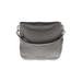 MICHAEL Michael Kors Leather Satchel: Gray Graphic Bags