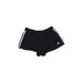Adidas Athletic Shorts: Black Print Activewear - Women's Size X-Large