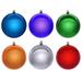Vickerman 706046 - 3" Multi Colored Ball Christmas Tree Ornament Assortment (24 Pack) (N220565)