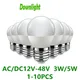 LED Low voltage bulb G45 AC/DC 12V-48V E27 B22 Super bright warm white light 3W 5W for solar energy