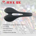 No Logo Road Bicycle Saddle Soft leather Gel + Carbon Fiber Mountain Bike Seat 275*143mm Front Seat