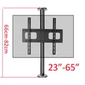 2019 new DL-A10M-66 23"-65" stainless steel LCD TV stand mounts bracket in Partition wall 360 rotate