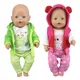 2022 Cute Fashion Frog Suits Fit For 43cm Born Baby Doll 17 Inch Reborn Bebe Doll Clothes