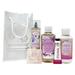 Bath & Body Works Strawberry Snowflakes - Gift Bag Set - Fine Fragrance Mist Body Wash Body Lotion and Hand Cream With a Himalayan Salts Springs Sample Soap.