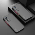 Custodia per telefono antiurto per Xiaomi Mi 14T 13T 12T 14 12 13 11 Lite 5G NE 12X Poco X5 X3 NFC F3 F5 Pro Custodia rigida con cornice morbida