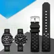 For TAG Heuer Watchband F1 Series Steel Buckle Caz2011 Seiko Citizen Breathable Silicone 22mm Black