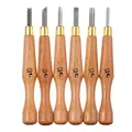 6PCS/Set Wood Carving Tools Peeling Woodcarving Chisel Woodworking Cutter Hand Carving Wood