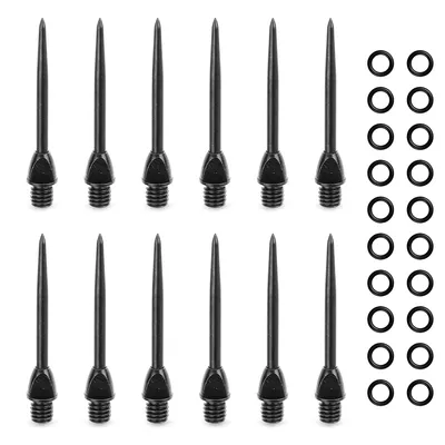 CyeeLife 12Pcs Professionelle Austauschbare Dart Stahl Spitze 2BA Gewinde Darts Nadel Zubehör Drop Image