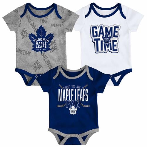 Toronto Maple Leafs 3PC Game Time F/S Creeper Set - Neugeborenes