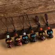 Sandelholz Holz Katze Schlüssel bund Anime niedlichen Handy-Kette Holz tasche Anhänger Zubehör Autos