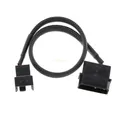 4-Pin Molex Stecker auf 3-Pin/4-Pin PWM für FALL Fan Adapter Stecker Kabel 1 zu 1