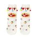 WEAIXIMIUNG Pink Christmas Decor Womens Christmas Socks Gifts for Women Girls Funny Novelty Colorful Cotton Holiday Socks