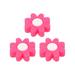 Uxcell Tennis Racket Dampeners 3 Pcs Soft Silicone Tennis Vibration Dampeners Pink
