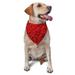 Junzan Red Rose-1pcs Dog Bandanas Dog Bandanas Scarf Triangle Bibs Kerchief Flannel Thicken Cotton Bandana for Small Medium Large Dogs and Cats