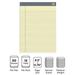 8.5 x 11.75 in. Narrow Ruled Notepads Canary - 12 Pads per Pack