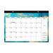 Tuphregyow 18 Month Desk Calendar/Wall Calendar Combo January 2024 to 2025 Desktop and Wall Hanging Calendar Blue