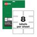 3.75 x 2 in. PermaTrack Destructible Asset Tag Labels - Pack of 64