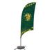 Victory Corps - North Dakota State Bison 7.5 ft. Razor Feather Flag with Cross Base