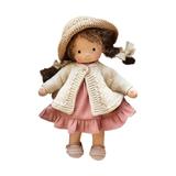 solacol Baby Doll Toy Baby Enamel Doll Artist Mini Christmas Thumb Doll Collectible Adoptable Baby Doll Toy - Great for Kids Girls Boys (with Gift Box)