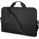 Laptop Bags for Women 15.6 Inch Laptop Bags Waterproof Crossbody Bags Business Office Travel Laptop Briefcases black