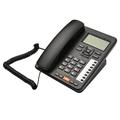 OR6400 2-Line Desktop Corded Telephone with Answering System Caller ID/Call Waiting Backlight LCD and Handset/Base for Office Home Conference Black