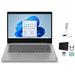 Lenovo IdeaPad 3 Business and Student 14 FHD Laptop 12GB RAM 512GB PCIe SSD Intel Core I3-1115G4 (Up to 4.10 GHz) 4-in-1 Card Reader Win11S Platinum Gray + Mazepoly Accessories